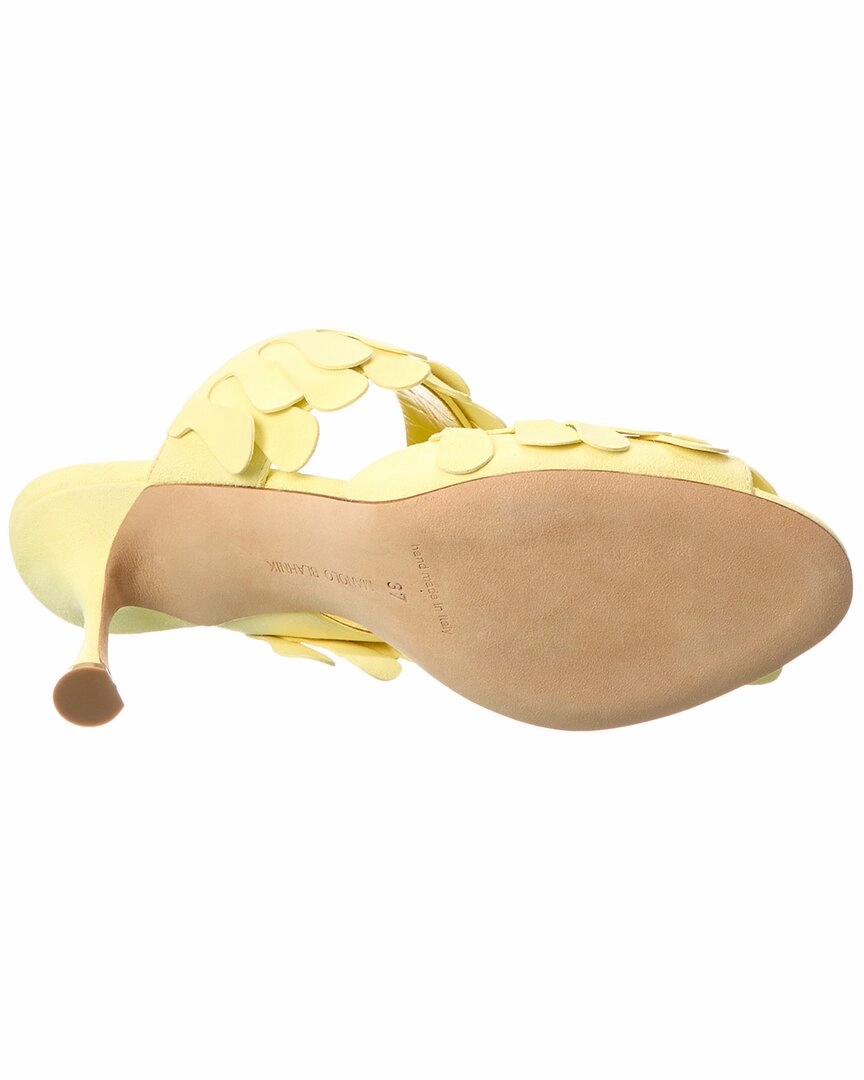 Manolo Blahnik Kelna 70 Suede Sandal