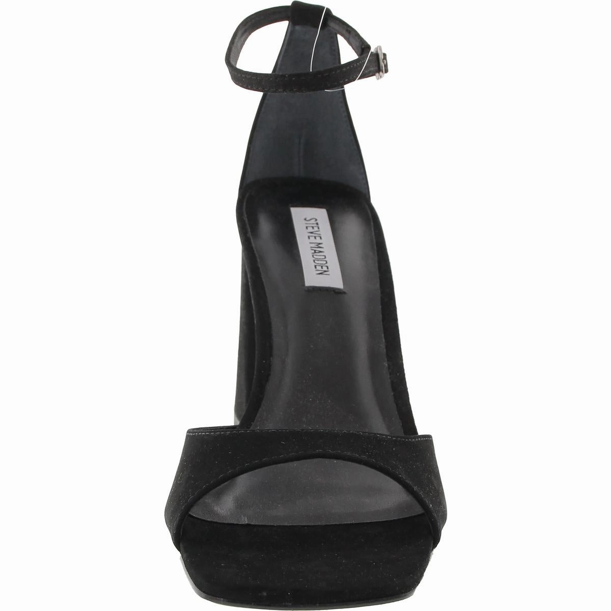 Margot Womens Buckle Nubuck Ankle Strap