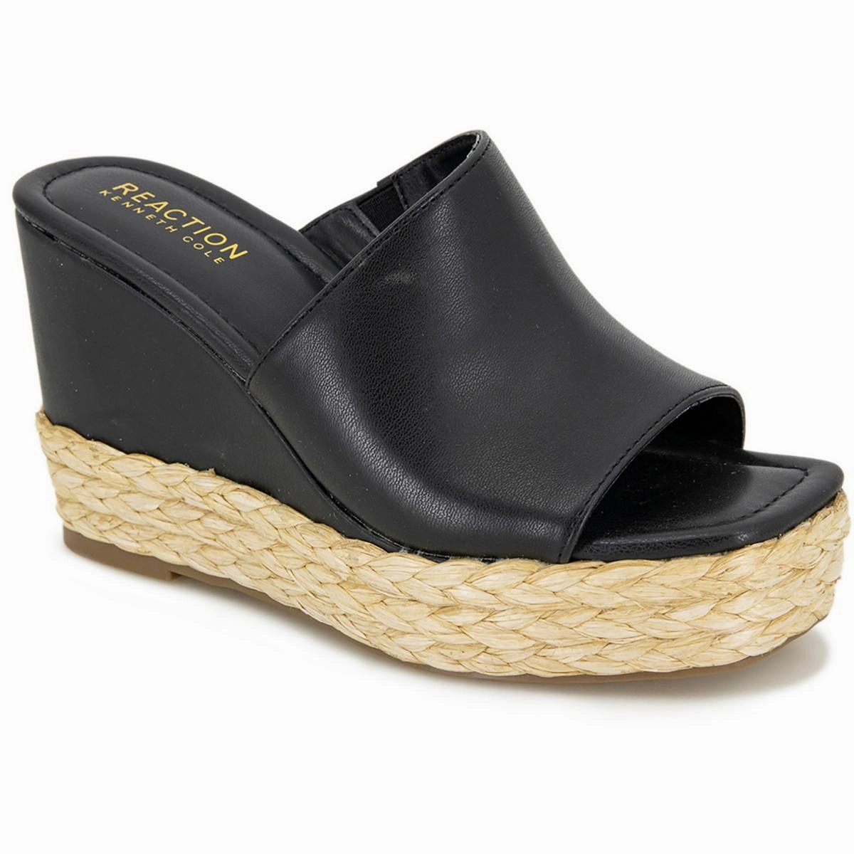 Maria Mule Womens Faux Leather Slide Sandals