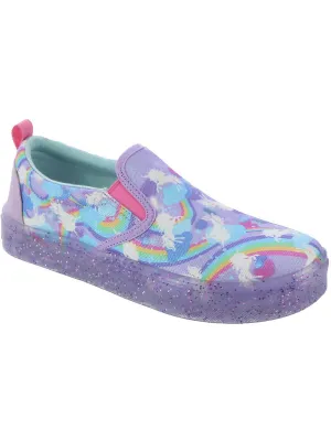 Marley Lights Girls Glitter Slip On Light-Up Shoes