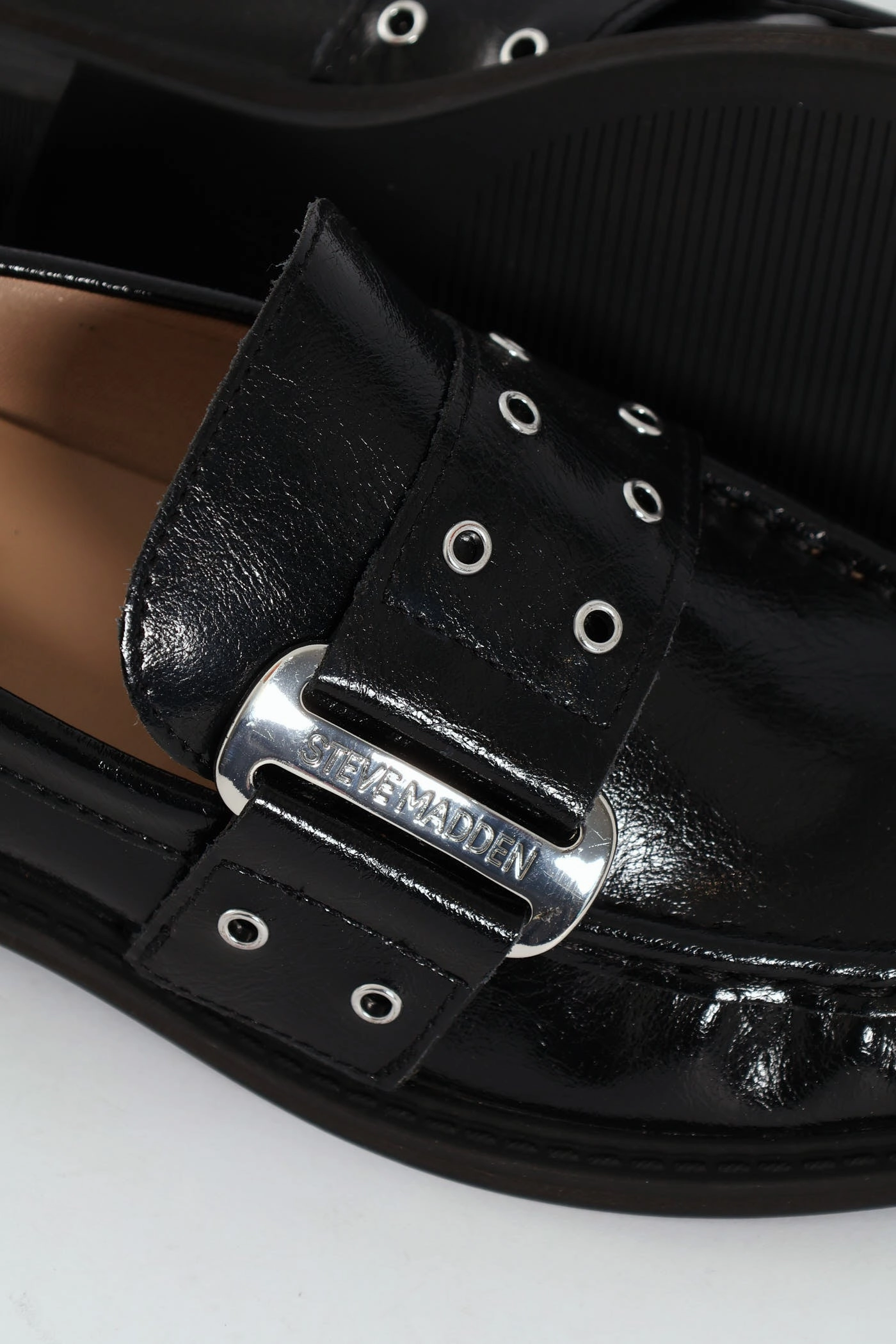 Max Track Buckle Loafer - Black
