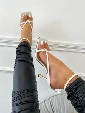 Meela Heels - White