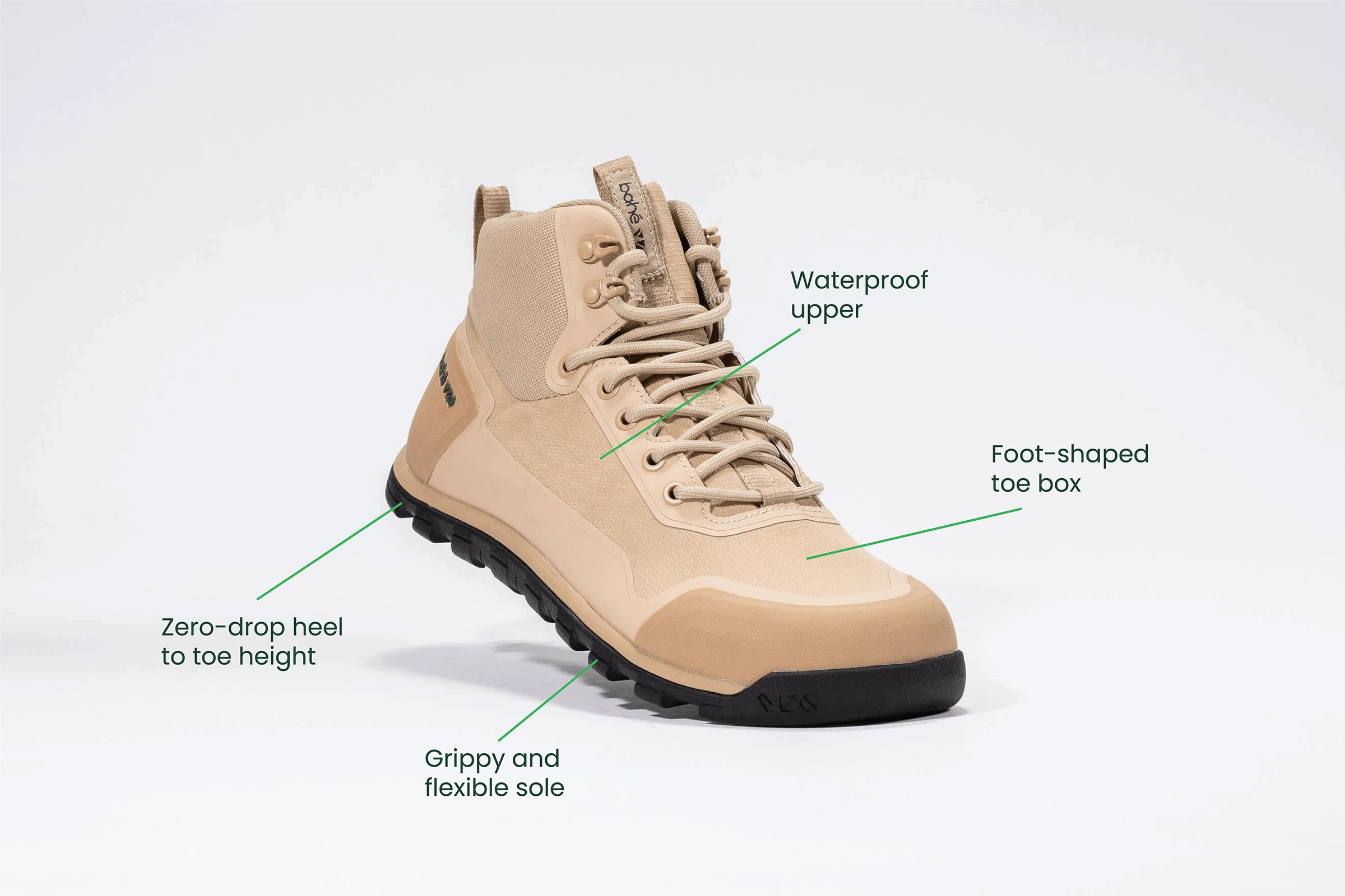 Men's Rediscover Grounding Barefoot Hiking Boot | Dune