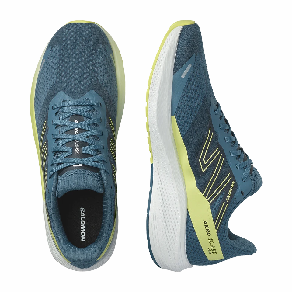 Men's Salomon AERO Blaze Blue ashes/Sunny Lime