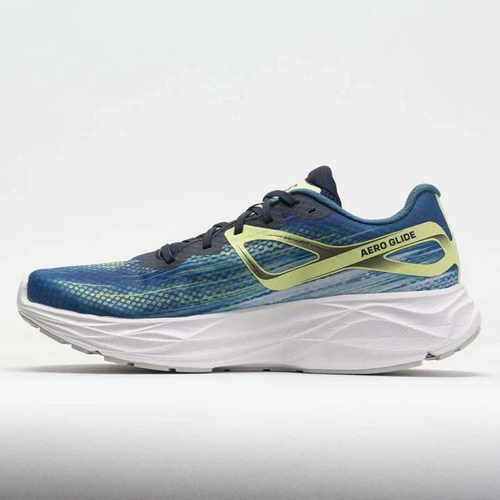 Men's Salomon Aero glide Blue Ashes / Dark Sapphire / Sunny Lime