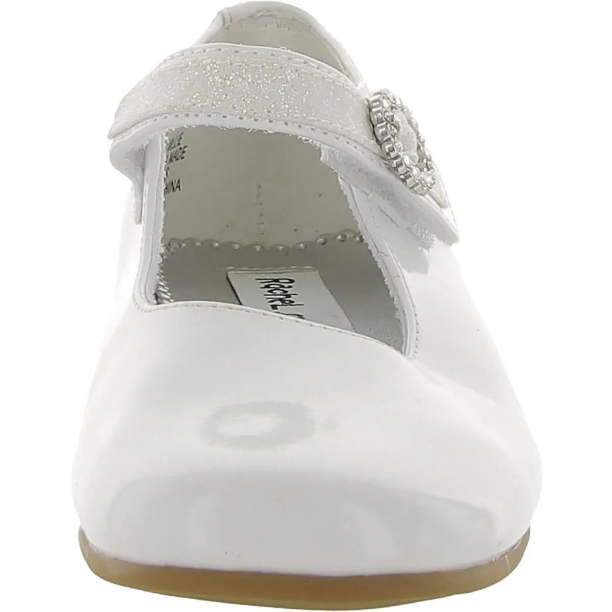 Millie Girls Embellished Faux Leather Ballet Flats