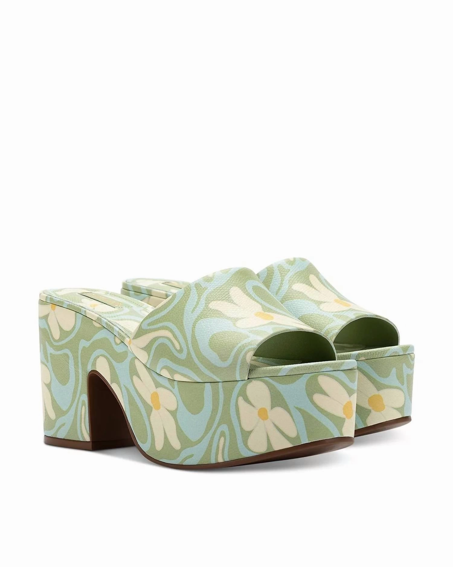 Miso Platform Sandal In Tea Flower