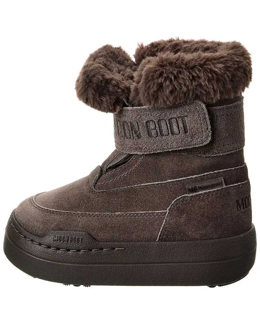 Moon Boot Jr Park Strap Suede Boot