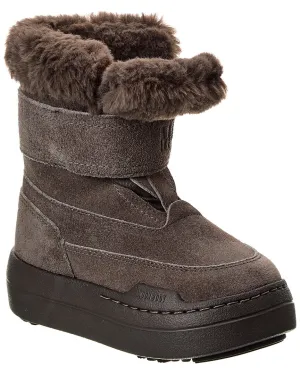 Moon Boot Jr Park Strap Suede Boot