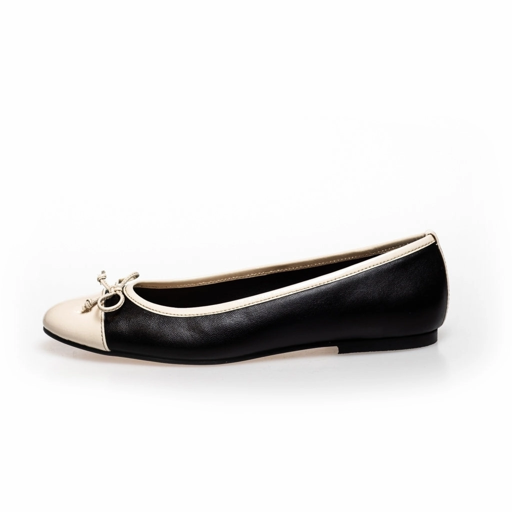 MY OWN BALLERINAS - BLACK/CREAM