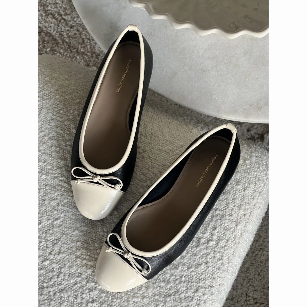MY OWN BALLERINAS - BLACK/CREAM