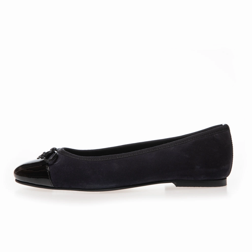 MY OWN BALLERINAS - NAVY/BLACK PATENT