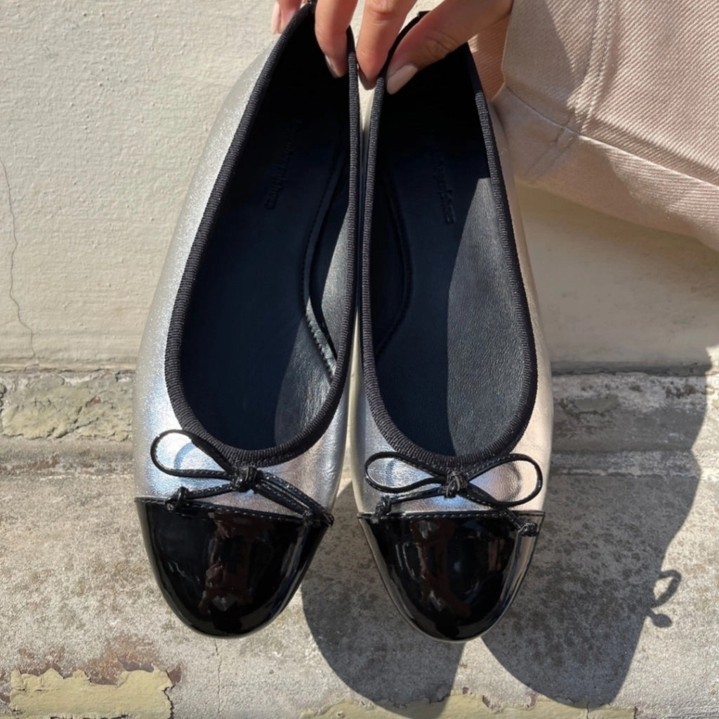 MY OWN BALLERINAS - SILVER / BLACK