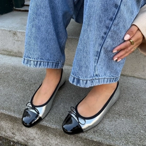 MY OWN BALLERINAS - SILVER / BLACK