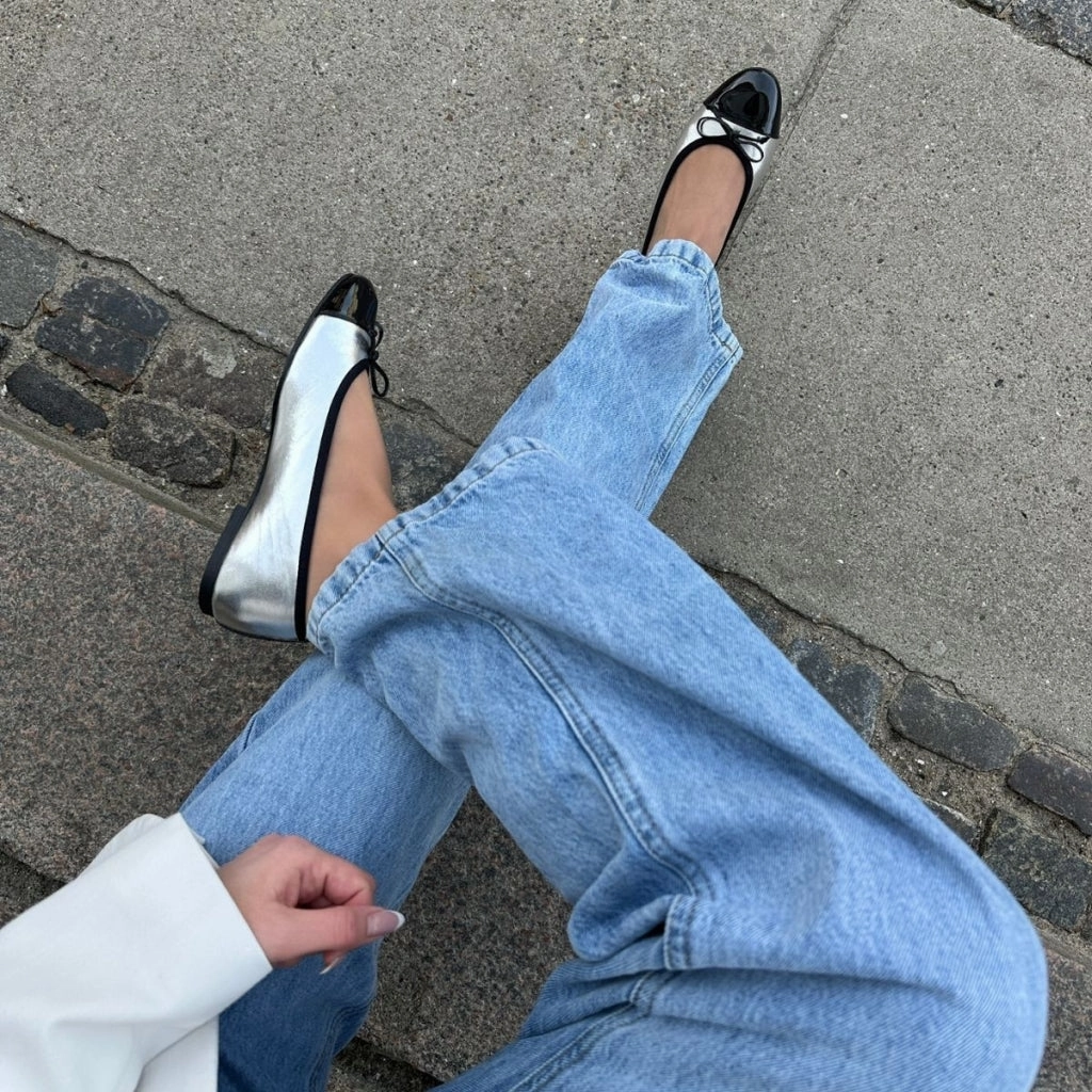 MY OWN BALLERINAS - SILVER / BLACK