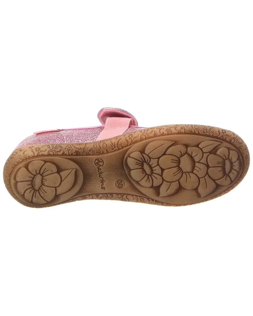 Naturino Barol Glitter & Leather Flat
