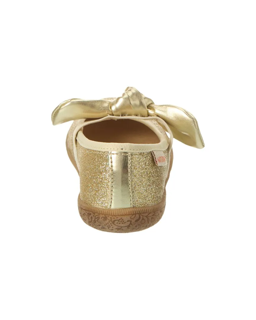 Naturino Barol Glitter & Leather Flat