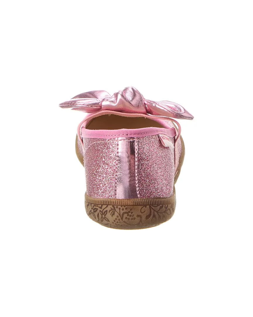 Naturino Barol Glitter & Leather Flat