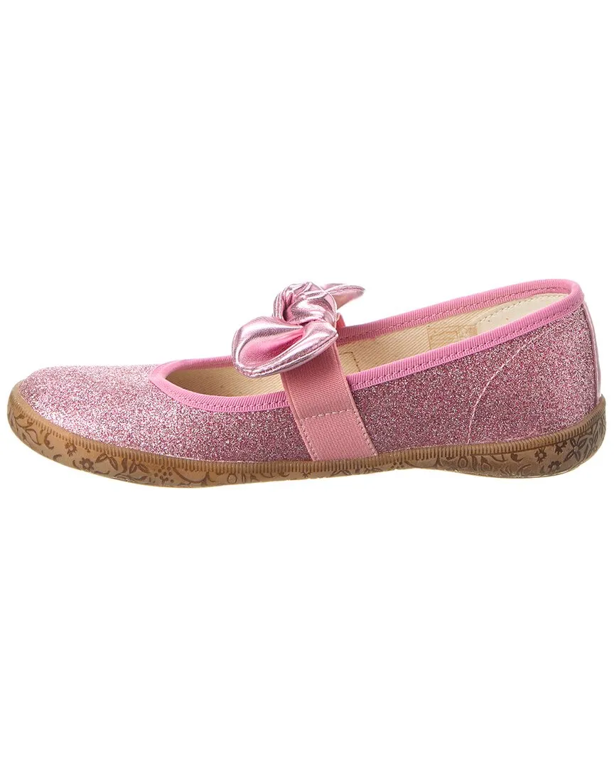 Naturino Barol Glitter & Leather Flat