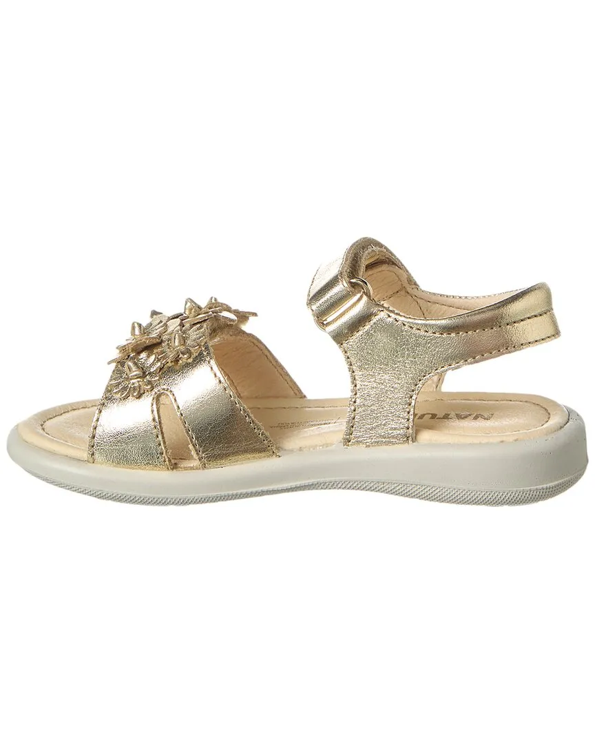 Naturino Brahma Metallic Leather Sandal