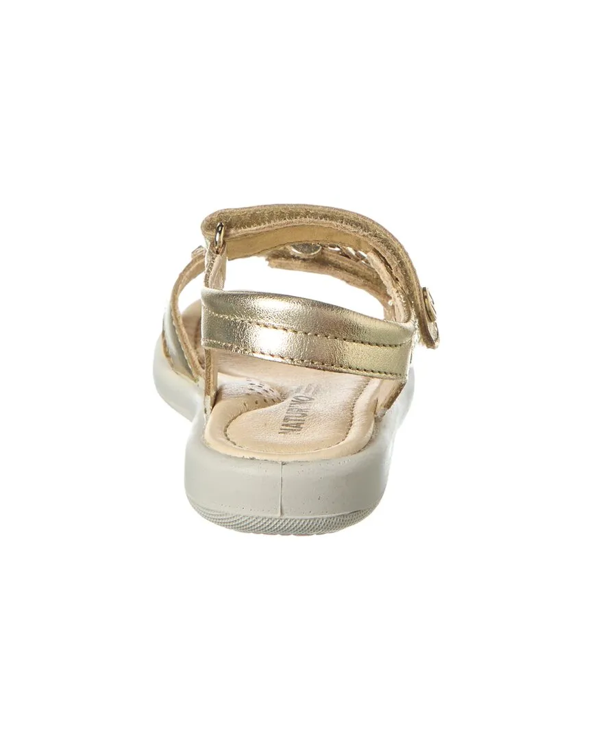 Naturino Brahma Metallic Leather Sandal