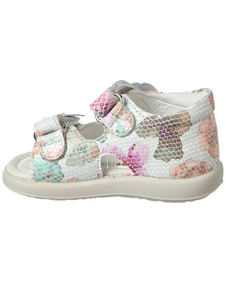 Naturino Falcotto Alisarie Lizard Flower Leather Sandal