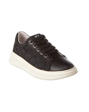 Naturino Nixom Zip Leather & Nylon Sneaker