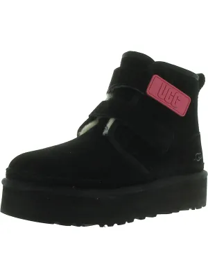 Neumel Girls Suede Platform Winter & Snow Boots