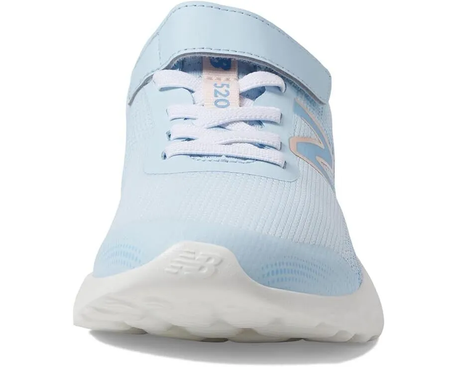 New Balance 520v8 PA520SP8 Kids Girl's US 1 Blue Bungee Lace Running Shoe FZP586