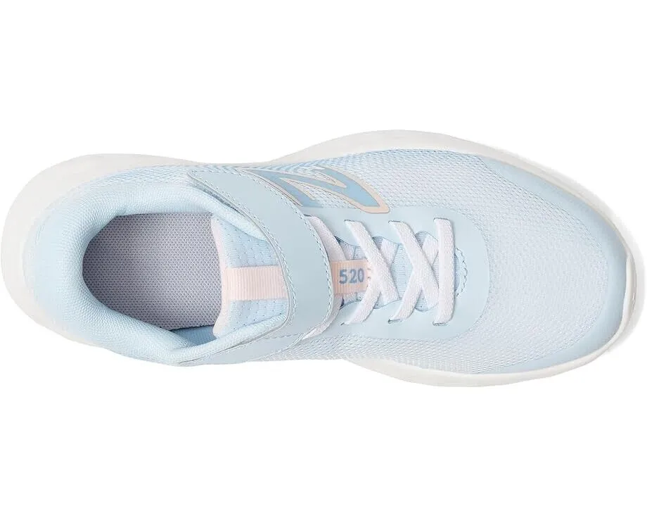 New Balance 520v8 PA520SP8 Kids Girl's US 1 Blue Bungee Lace Running Shoe FZP586