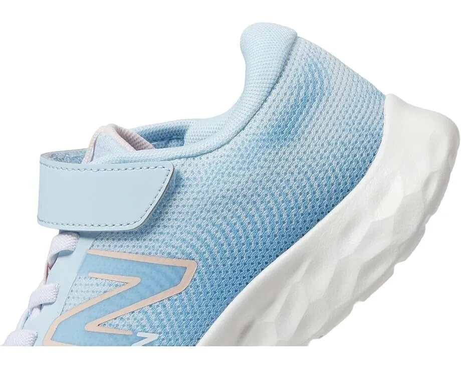 New Balance 520v8 PA520SP8 Kids Girl's US 1 Blue Bungee Lace Running Shoe FZP586