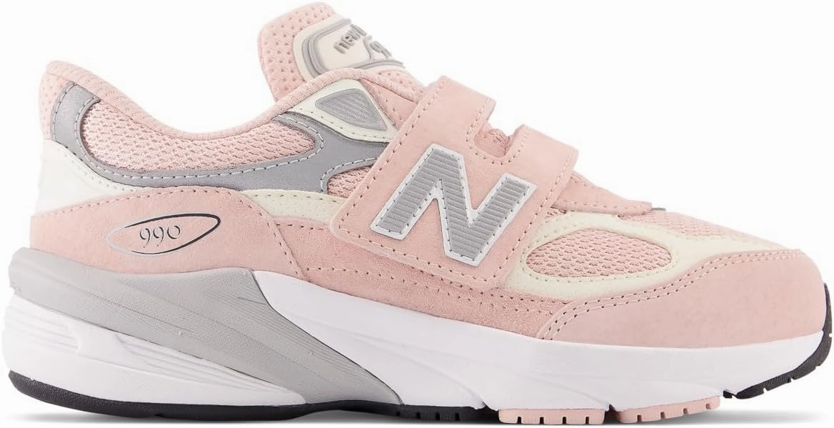 New Balance Kids' 990 V6 Hook & Loop Sneaker