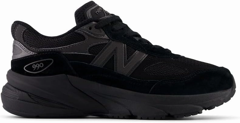 New Balance Kids' 990 V6 Lace-Up Sneaker