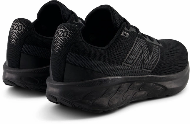 NEW BALANCE MEN'S 520 V9 TRIPLE BLACK RUNNING SHOES