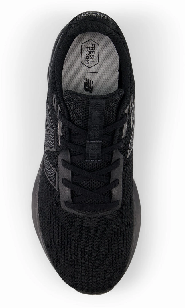 NEW BALANCE MEN'S 520 V9 TRIPLE BLACK RUNNING SHOES