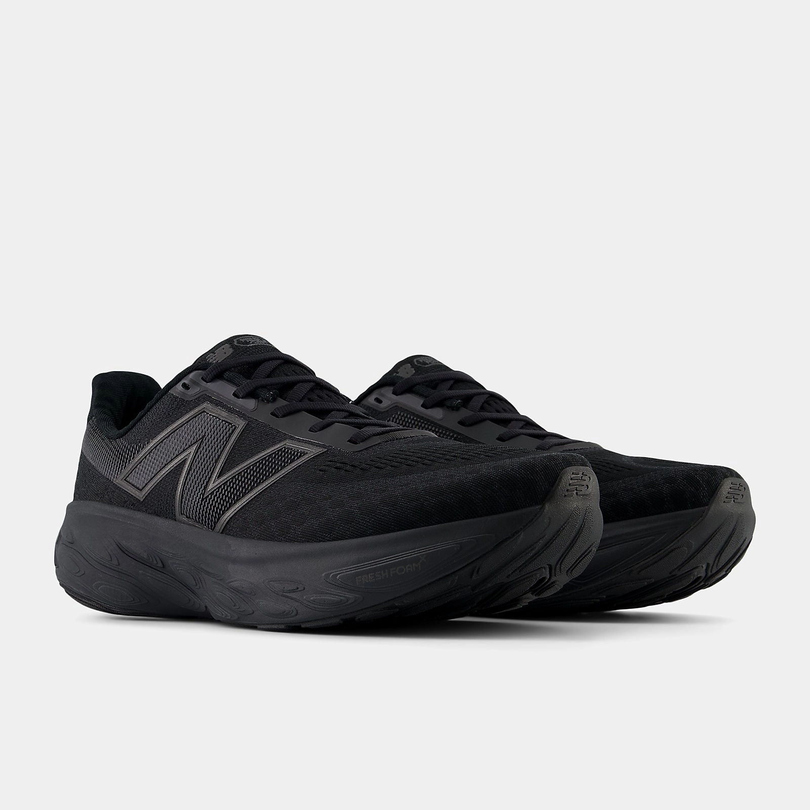 NEW BALANCE MEN'S FRESH FOAM X 1080 V14 TRIPLE BLACK RUNNING SHOES