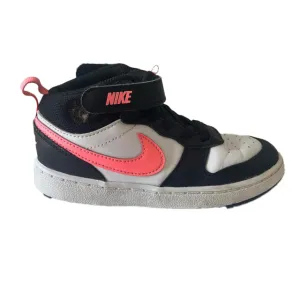 Nike Girls White | Black | Pink Sneakers