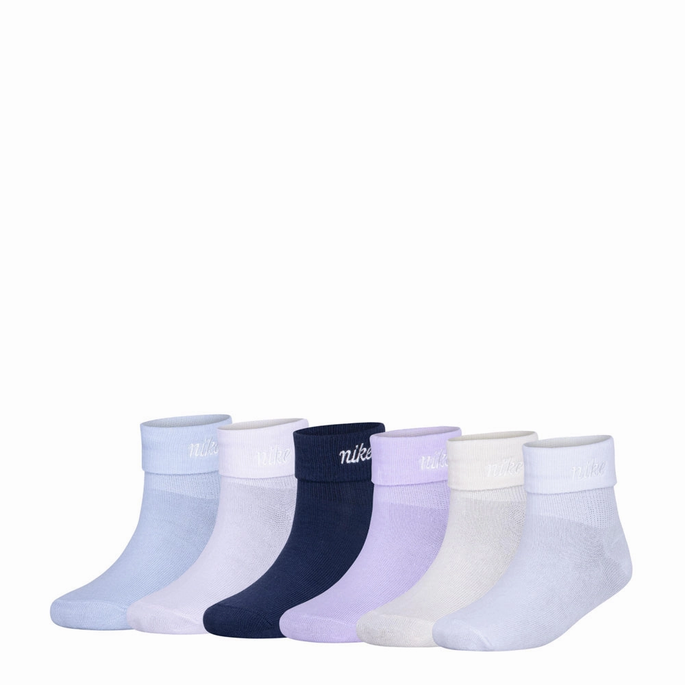 nike 6 Pack X-Small Fold Over Ankle Sock