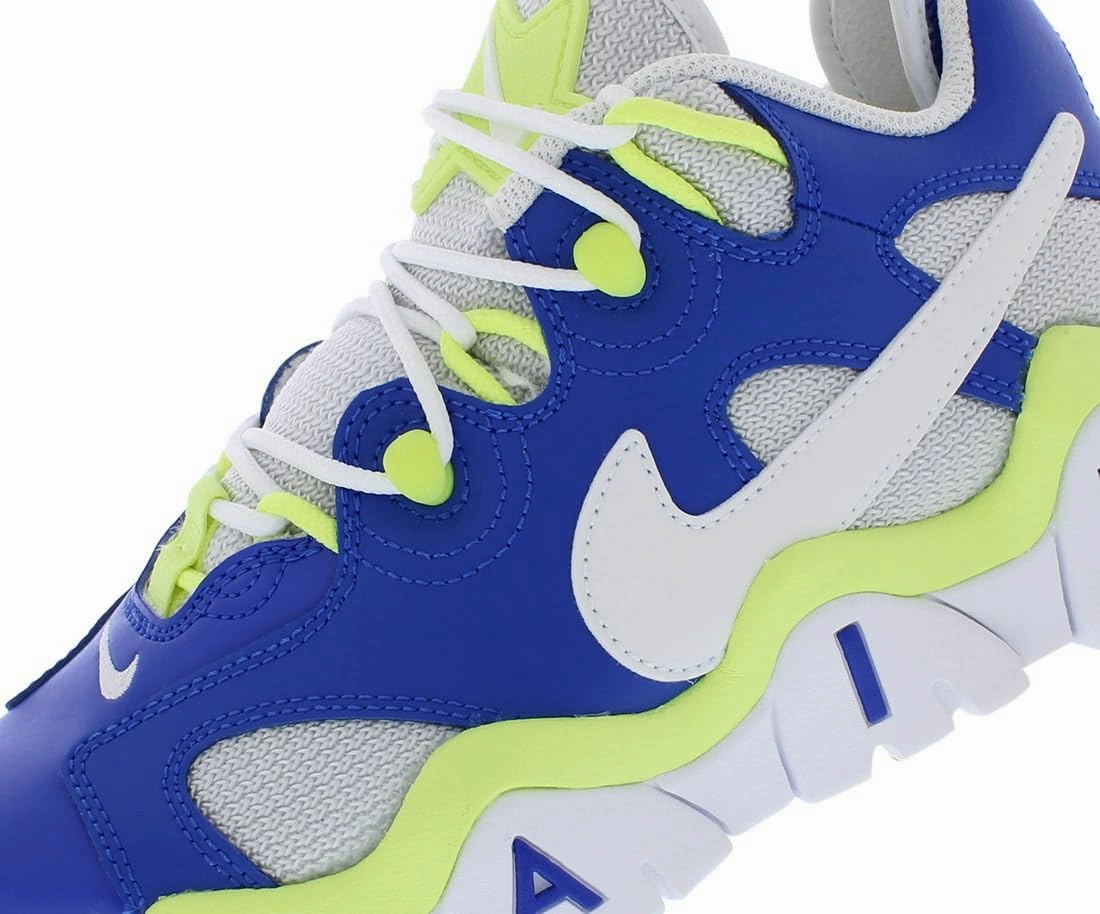 Nike Air Barrage Low Big Kids' Shoes (FN6972-480, Game Royal/Light Lemon Twist/Photon Dust/White)