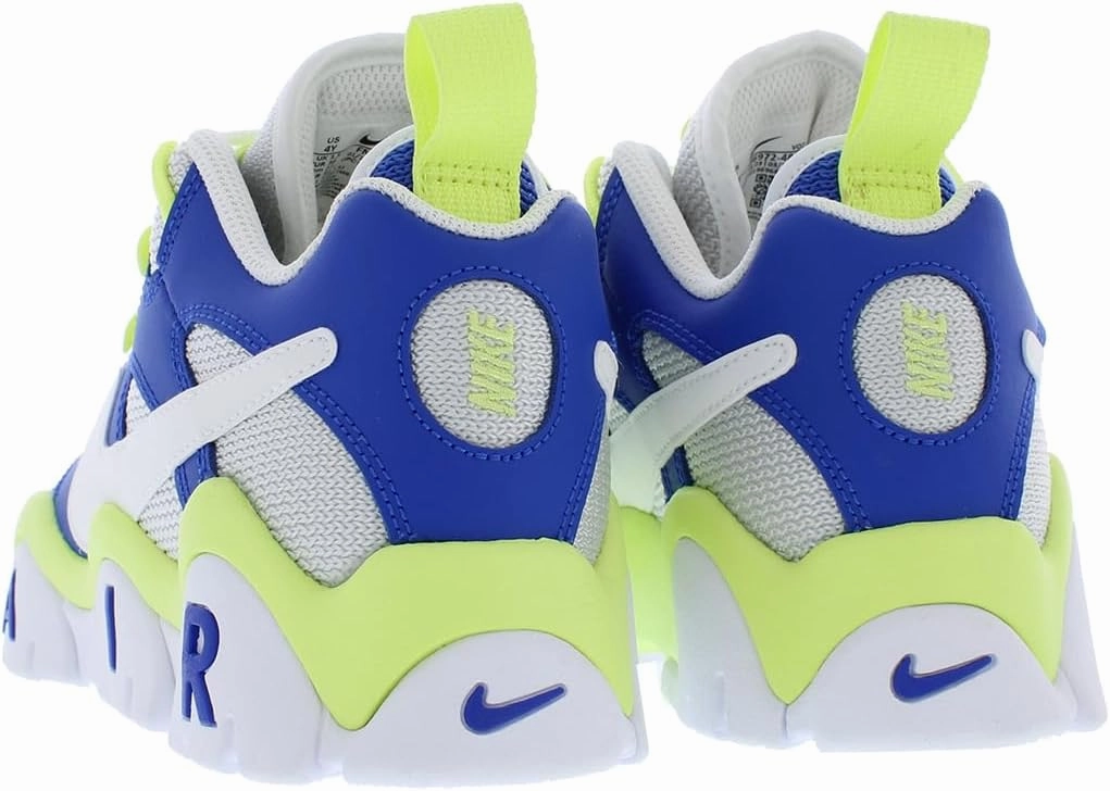 Nike Air Barrage Low Big Kids' Shoes (FN6972-480, Game Royal/Light Lemon Twist/Photon Dust/White)