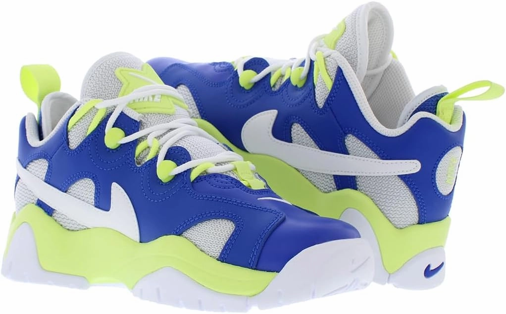 Nike Air Barrage Low Big Kids' Shoes (FN6972-480, Game Royal/Light Lemon Twist/Photon Dust/White)