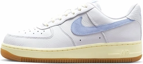 Nike Air Force 1 07 Womens Trainers FD9867 Sneakers Shoes (UK 7 US 9.5 EU 41, White Cobalt Bliss Alabaster 100)