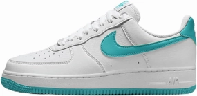 Nike Air Force 1 '07 Women's Shoes (DV3808-107, White/White/Volt/Dusty Cactus) Size 11