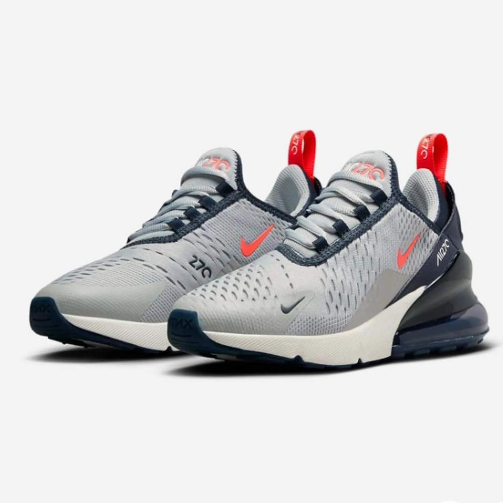 Nike Air Max 270 Big Kids' Shoes (FZ4116-100, White/Pink Foam/Playful Pink)
