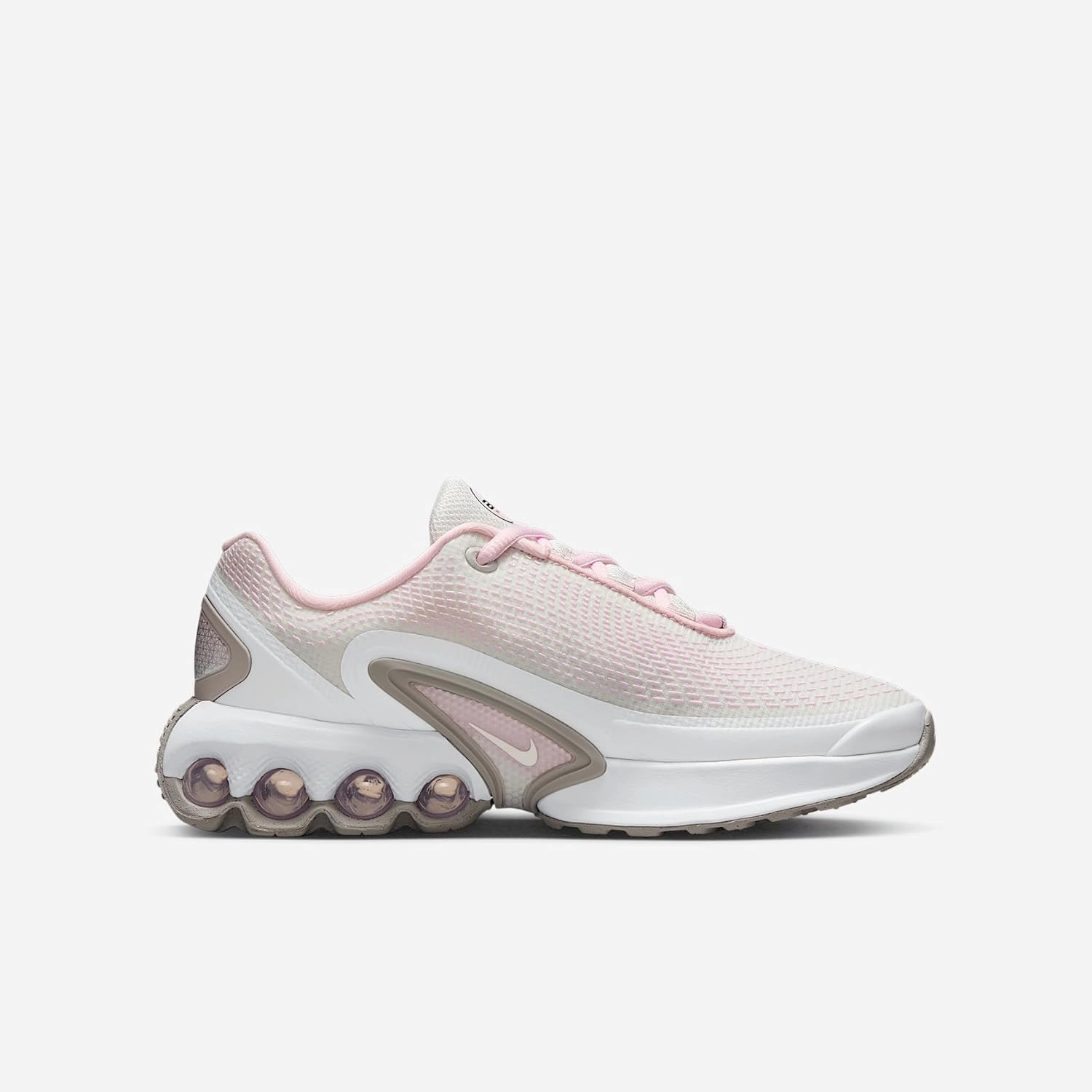 Nike Air Max Dn Big Kids' Shoes (IB4434-663, Pink Foam/College Grey/Platinum Violet/Summit White)