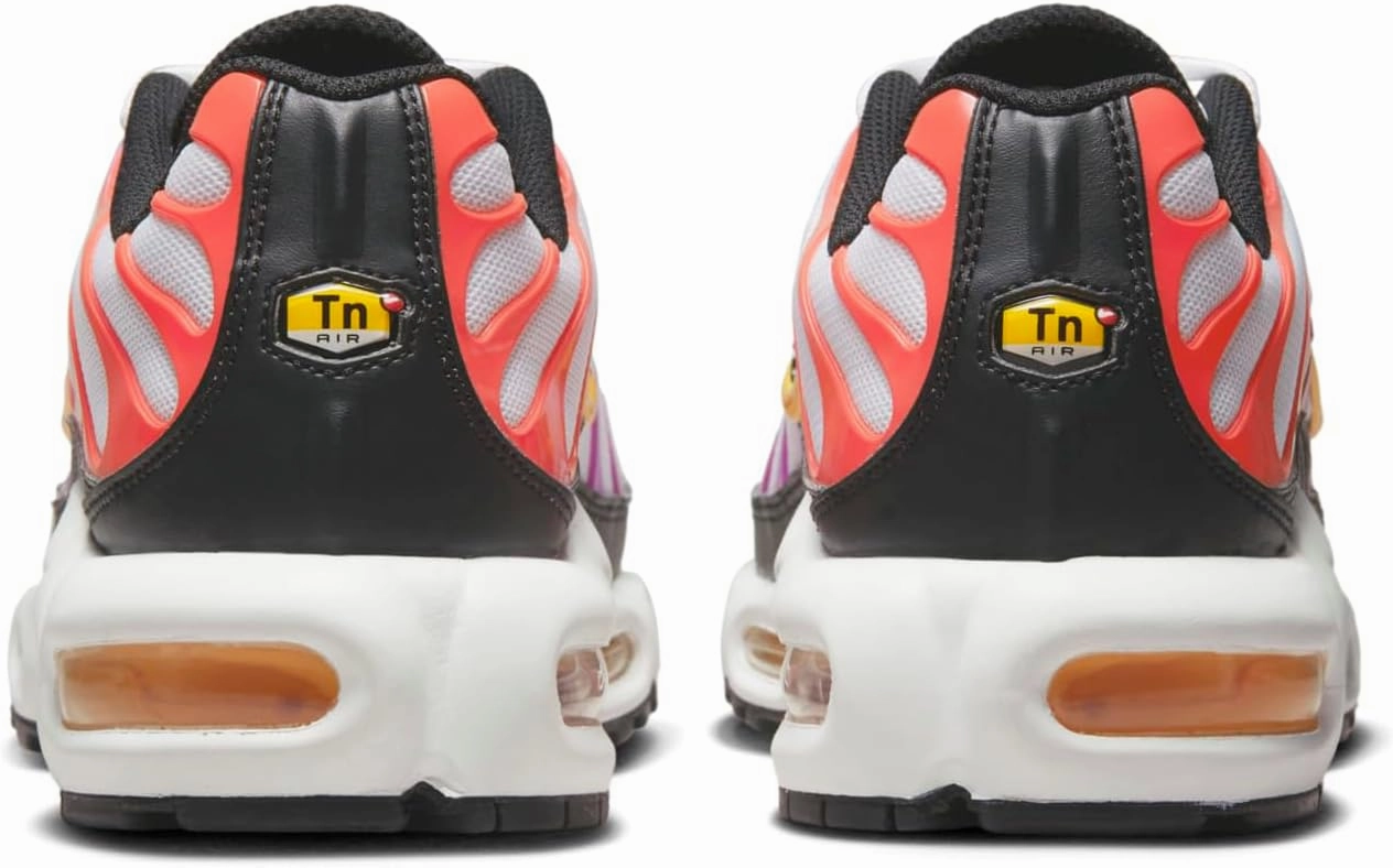 Nike Air Max Plus Women's Shoes (DZ3671-100, White/Black/Picante RED/Citron Pulse)