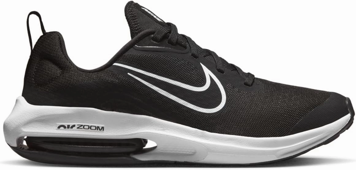 Nike Air Zoom Arcadia 2 Big Kids' Road Running Shoes (DM8491-002, Black/Anthracite/White)