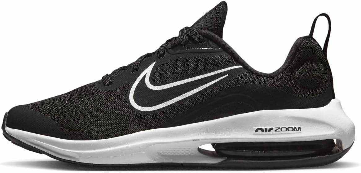 Nike Air Zoom Arcadia 2 Big Kids' Road Running Shoes (DM8491-002, Black/Anthracite/White)