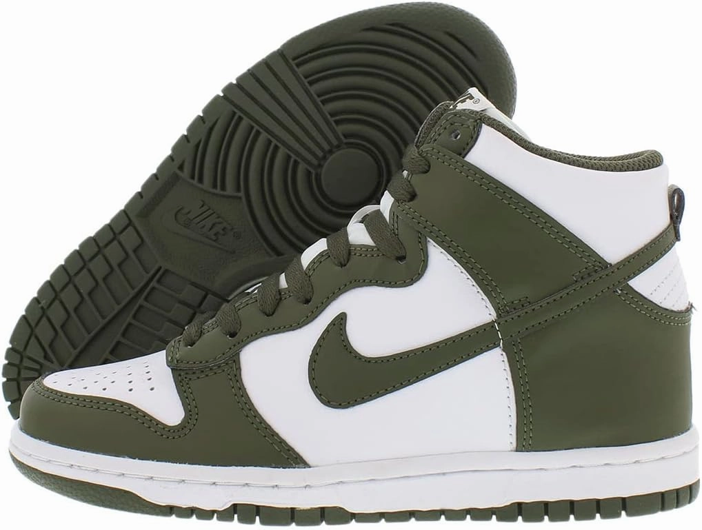 Nike Big Kid's Dunk Hi White/Midnight Navy (DH9751 100)