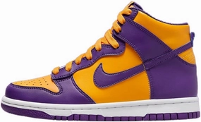 Nike Big Kid's Dunk Hi White/Midnight Navy (DH9751 100)